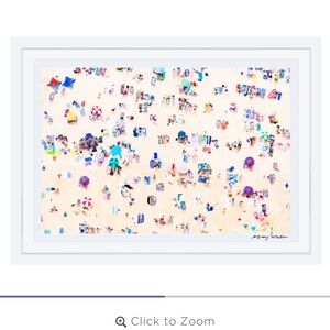 COPY - Gray Malin framed bondi beach aerial print